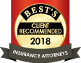 Best's | Client Recommended 2018 | Insurance Attorneys